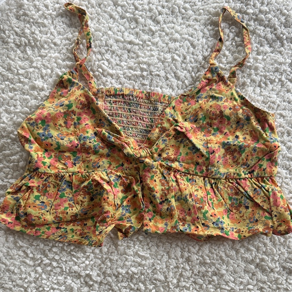 RVCA Multicolor Floral Camisole Top
